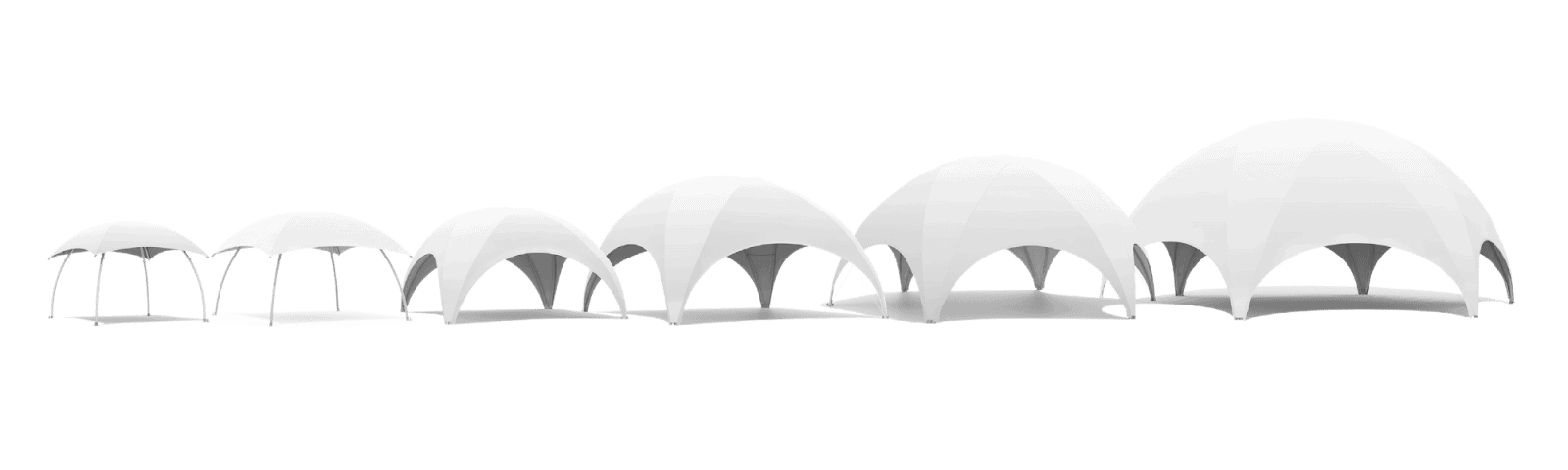 High-quality white fabric outdoor tents for events and gatherings. Durable, portable, and easy to set up. Perfect for festivals and outdoor functions.