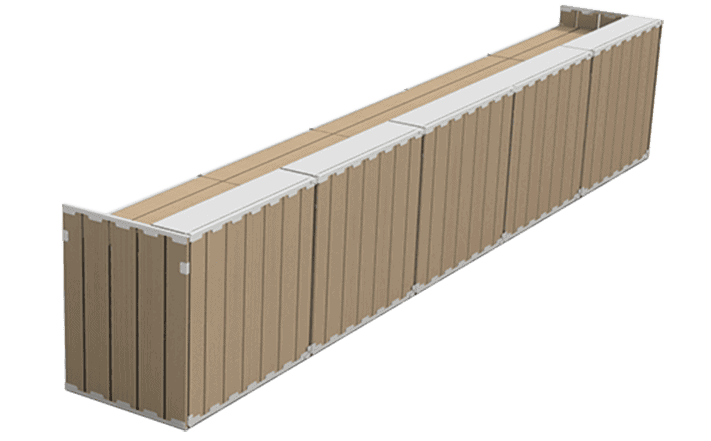 Wooden fence panels, outdoor privacy fencing for yard or garden, durable and weather-resistant.