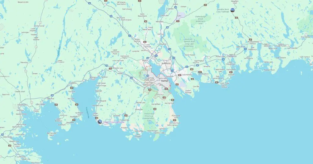 EJH Distribution logo and warehouse facility serving Halifax and surrounding areas, providing reliable supply chain solutions and wholesale distribution services in Nova Scotia.