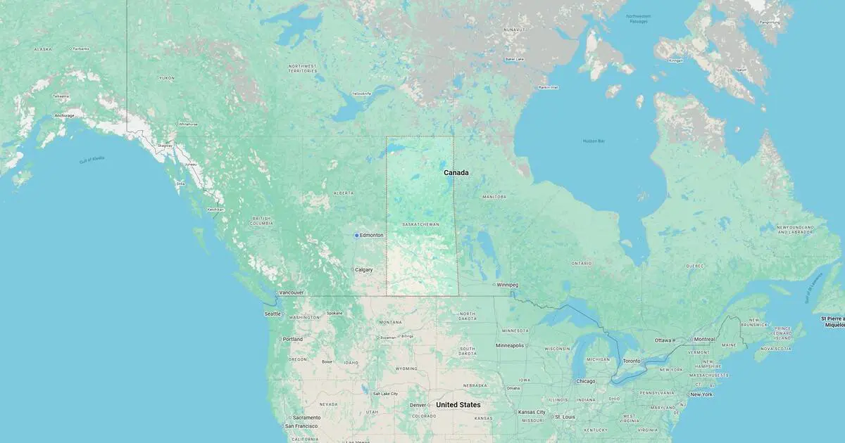 Detailed map highlighting provinces, cities, and geographical features of Canada.